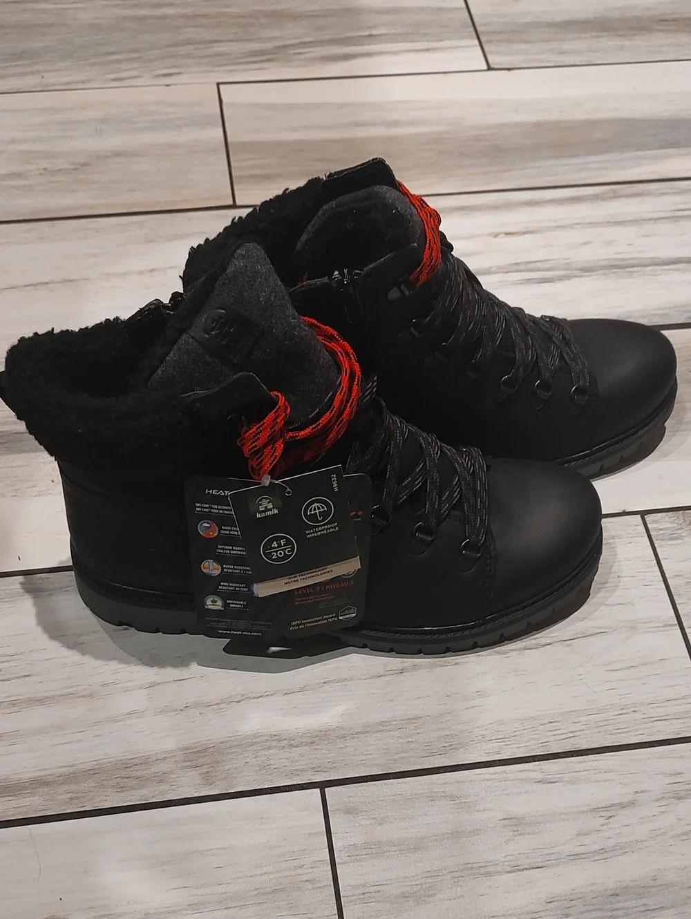 Men's Kamik Black Boots